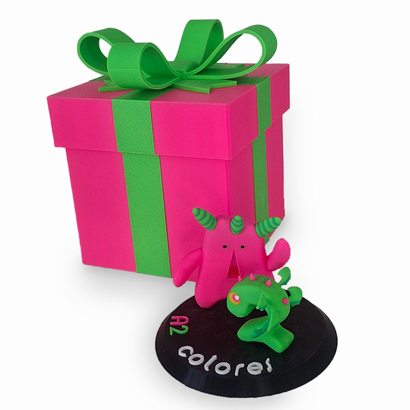 Diseño Urvan 3d. Muñecos A2colores. Regalos personalizados.